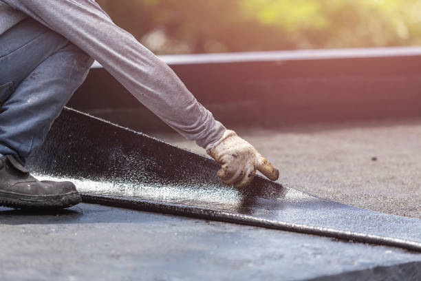 Professional Emergency Waterproofing technician working in Montvale, NJ